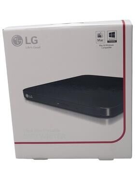 LG Ultra Slim Portable USB 8x External DVD Burner Writer Drive PC Mac Compatible